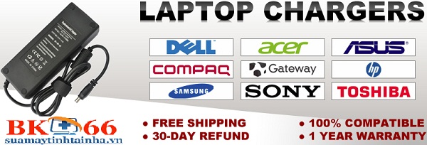 Sạc pin laptop chính hãng, Adapter giá rẻ tại hà nội